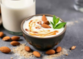Almond Protein Turns Fragile Millet Milk Into a Self-Supporting Plant-Based Yogurt