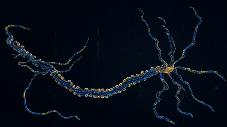 Giant Molecular Threads Supercharge Neuron Growth