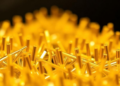 Gold Nanorod Microneedles Supercharge Infrared Detection of Microplastics