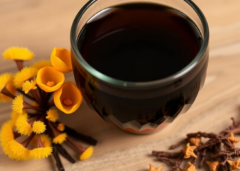 Golden Flower Fungus and Probiotic Bacteria Reshape the Flavor Chemistry of Dark Tea
