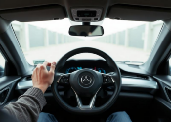 Haptic steering wheel lets drivers negotiate with autonomous systems