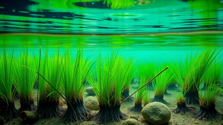 Seagrass Survives Coastal Pollution by Splitting Microbial Labor Between Root Zones