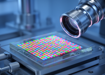 Chip-style photolithography brings tiny OLED pixels into focus