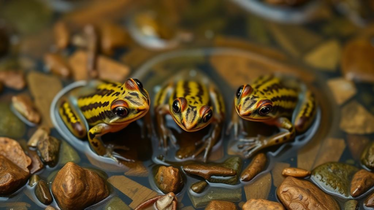 Three Spiny Frog Tadpoles Sharing One Stream Identified by DNA in Wuyishan