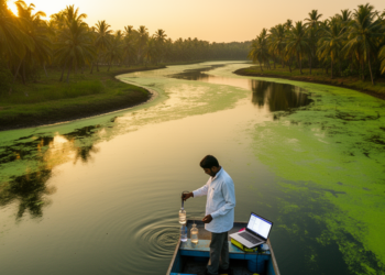 AI models crack the code of algal blooms in India's Ashtamudi estuary