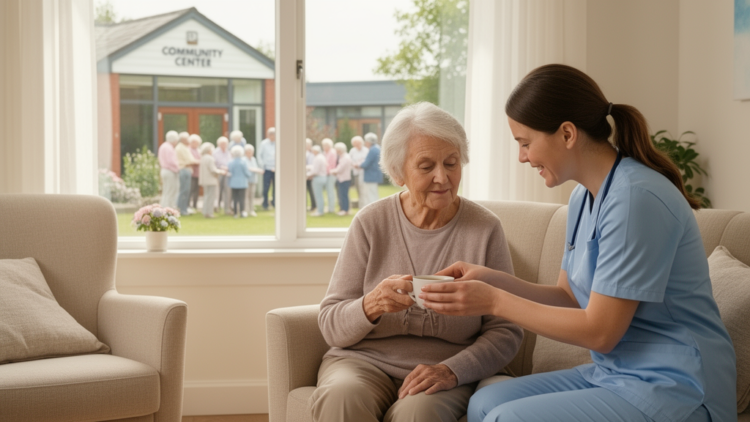 How Older Adults Mix Home and Community Services—and Why Dementia May Not Change Their Quality of Life