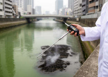 Electronic nose tracks foul scum odors in Tokyo's urban rivers