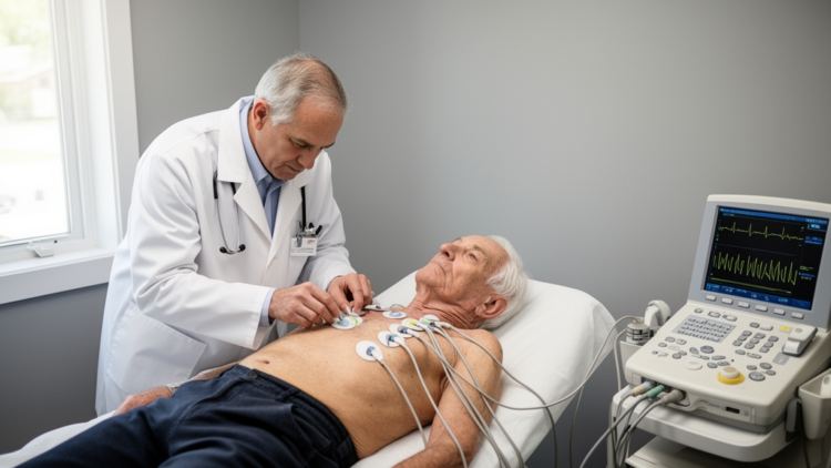 Simple electrical test could spot hidden heart failure in older adults