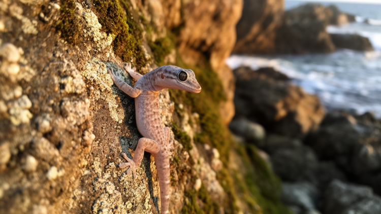 New gecko species hiding in plain sight on Japan's rocky western coast