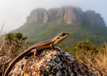 Two new snake-eyed skink species found on Angola's isolated Serra da Neve