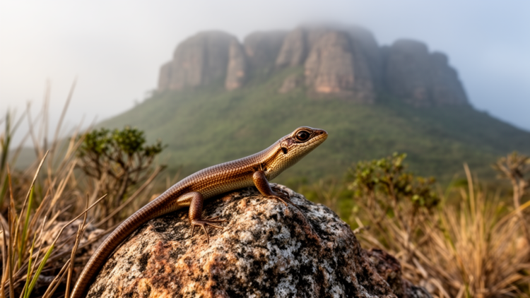 Two new snake-eyed skink species found on Angola's isolated Serra da Neve
