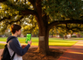 Campus trees get QR codes that turn smartphones into botanical field guides