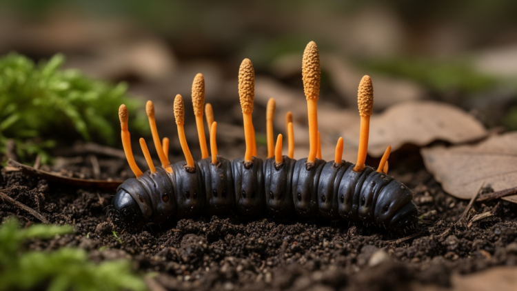 Single Gene Switch Controls Fruit Body Formation in Medicinal Caterpillar Fungus