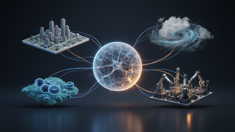 One Algorithm, Four Worlds: The Cross-Domain AI Map That Could Reshape Connected Systems