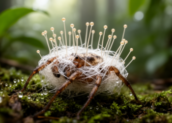 Spider-Killer Fungi From China Reveal Eight New Species and a Cretaceous Origin
