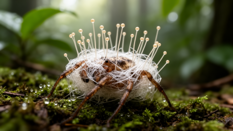 Spider-Killer Fungi From China Reveal Eight New Species and a Cretaceous Origin