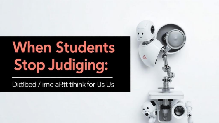When Students Stop Judging: The Hidden Cost of Letting AI Think for Us