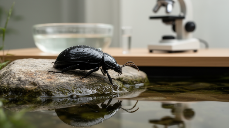 New chromosome atlas maps the genetics of water scavenger beetles