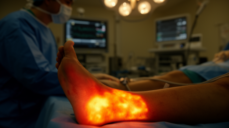Glowing Dye Reveals Why Diabetic Feet Respond Worse to Leg Artery Surgery