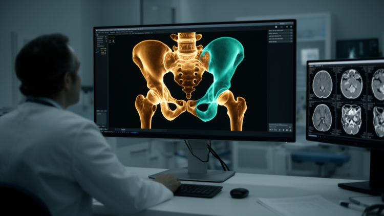 Automated CT Tool Maps the Pelvis Into Surgical Subregions With Minimal Correction