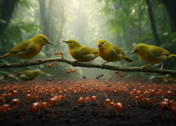 Ant-Following Birds Defy Predictions on Range Overlap