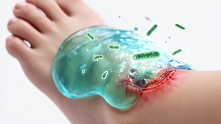 Smart Gel Accelerates Healing of Infected Diabetic Wounds