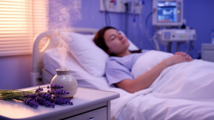 Lavender Scent in the ICU Eases Pain, Anxiety, and Poor Sleep After Liver Cancer Surgery