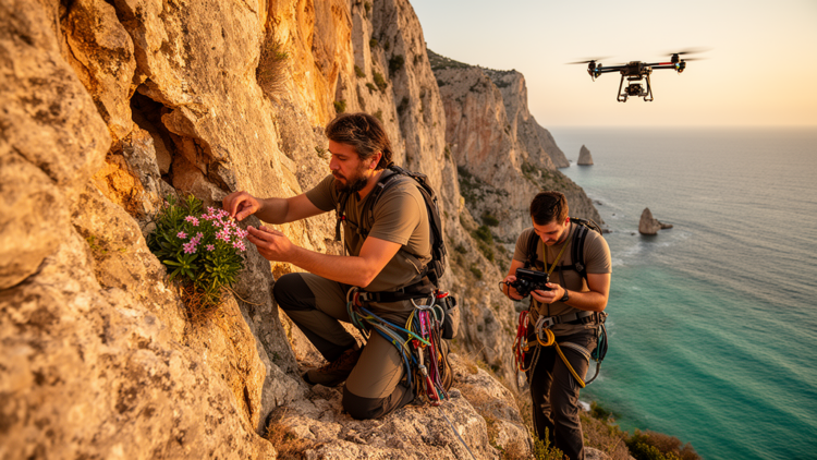 Drones and Team Fieldwork Reveal Lost Plant Species After a Century on Sicily's Rugged Cliffs