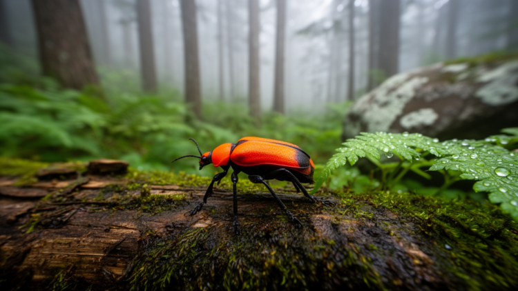 New fire-colored beetle species discovered in China's Huanglong reserve
