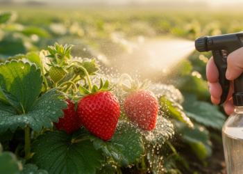 Glutathione Spray Shields Strawberries From Water Stress and Boosts Fruit Quality