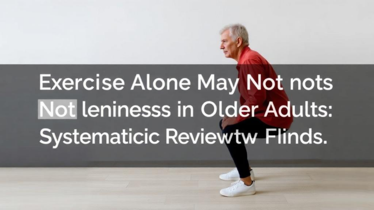 Exercise Alone May Not Cure Loneliness in Older Adults, Systematic Review Finds