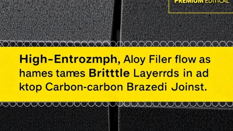 High-Entropy Alloy Filler Tames Brittle Layers in Carbon-Carbon Brazed Joints