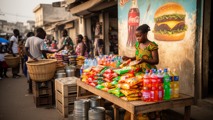 Engineering appetite: commercial framing, ultra-processed products, and the information environment in Nigeria and Uganda