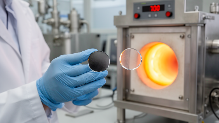 Neutron Bombardment Turns Gallium Oxide Dark—Unless It Is Heated to 700 Degrees