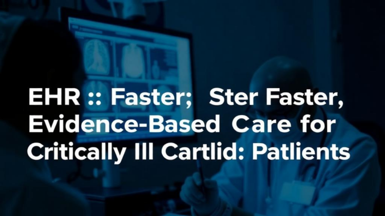 EHR Alerts Steer Faster, Evidence-Based Care for Critically Ill Cardiac Patients