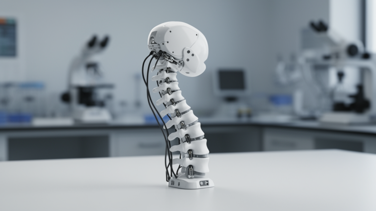 Robot Neck With Tunable Stiffness Mimics the Human Cervical Spine