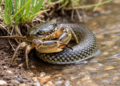 Freshwater Crab Caught Gripping a Live Grass Snake in Rare Sicilian Predation Event