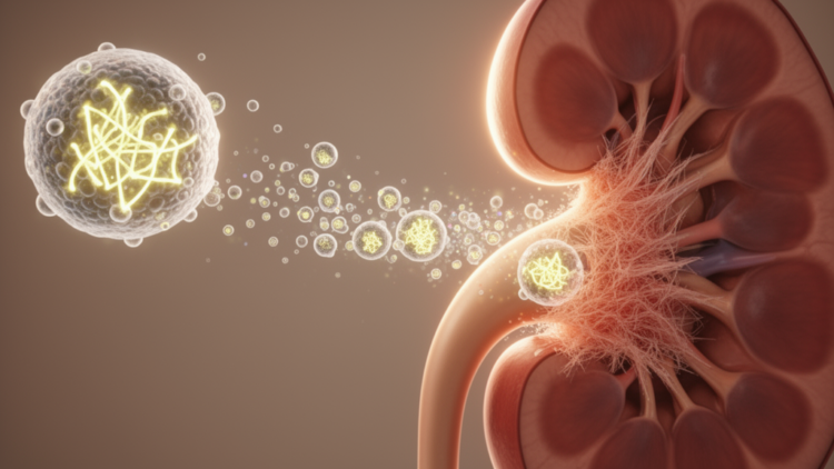 Stem Cell Exosomes Carry a MicroRNA That Halts Kidney Scarring