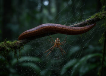 Flatworm Predators Overpower Web-Building Spiders in Brazilian Atlantic Forest
