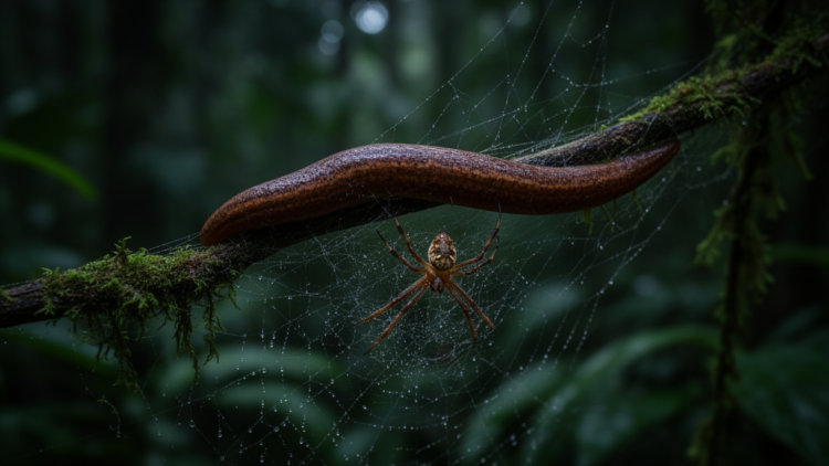 Flatworm Predators Overpower Web-Building Spiders in Brazilian Atlantic Forest