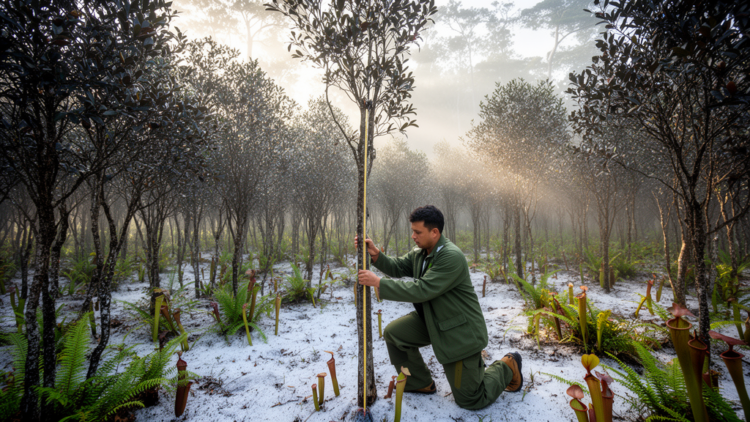 Thirty Years of Data Reveal Hidden Shifts in Borneo's Rare Heath Forests