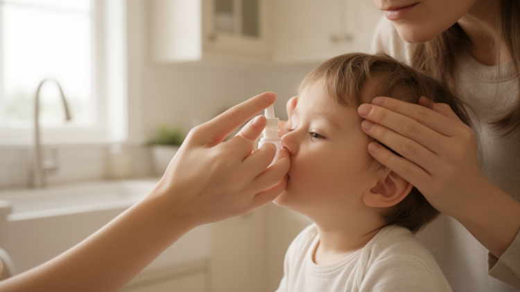 Parents Struggle With Nasal Spray Technique Despite Good Attitudes, Study Finds