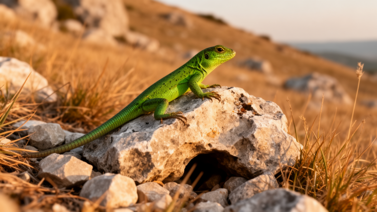 Rocks and Refuges: What Keeps Europe's Green Lizards Alive at the Edge of Their Range