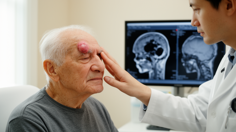 Rare Hib frontal osteomyelitis in an elderly adult exposes diagnostic pitfalls in the post-vaccination era