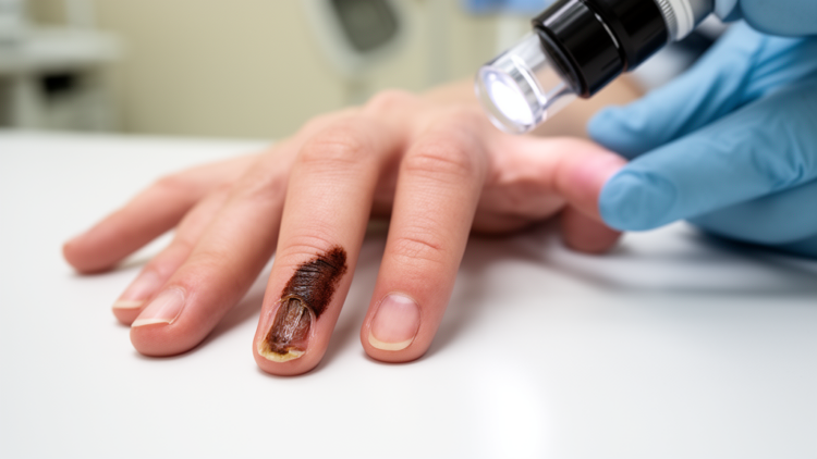 Persistent nail separation may hide a rare melanoma
