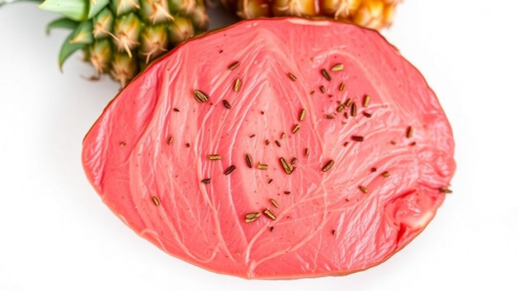 Pineapple Enzyme Unlocks Molecular Secrets of Meat Tenderization