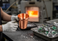 Recycled E-Waste Copper Turns Old Electronics Into Precision Metal Cups