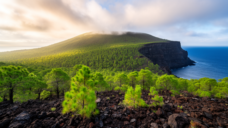 Lost Forests of the Mediterranean Come Back to Life Around a Remote Volcanic Island