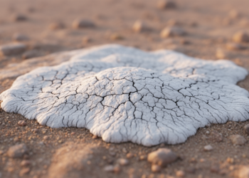 White and fissured: DNA study rewrites the story of North America's desert crust lichens
