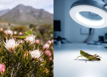 3D Imaging Reveals Hidden Grasshopper Species in South Africa's Fynbos